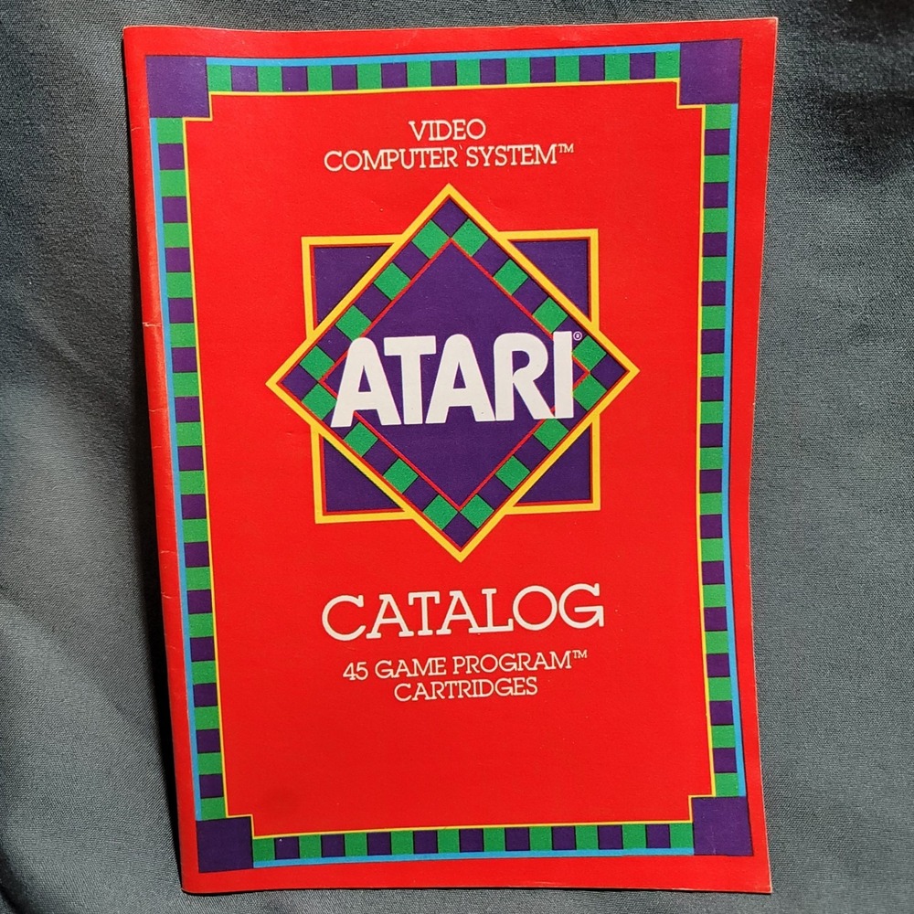 Vintage 1981 Atari‎ Activision Catalogs Video Game